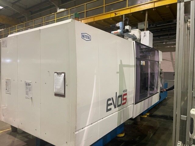 Used NETSTAL EVOS 4500-2000 injection moulding machine