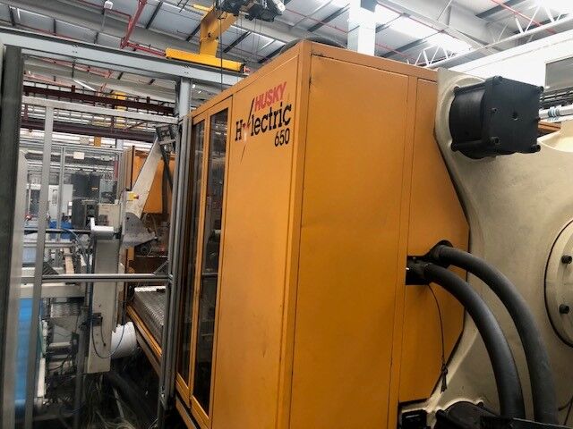 Used HUSKY HYLECTRIC RS 135 / 115 injection moulding machine