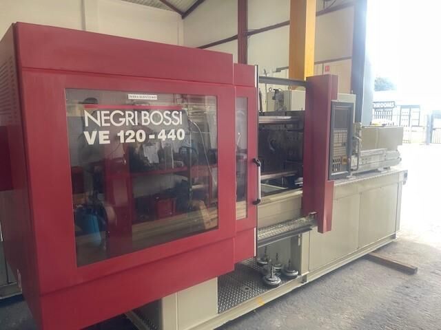 Used NEGRI BOSSI VE 1200H-440 injection moulding machine